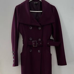 Guess Double-breasted belted walker coat